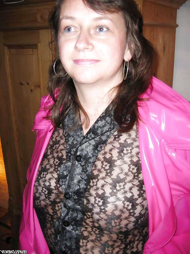 25P Sandra a german fetish queen bitch in pvc latex