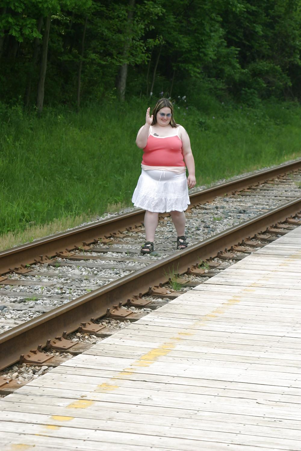 25P Kaylee at train depot