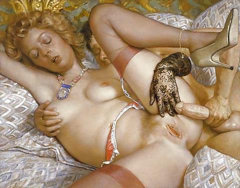 19P Painted EroPorn Art 133 - John Currin