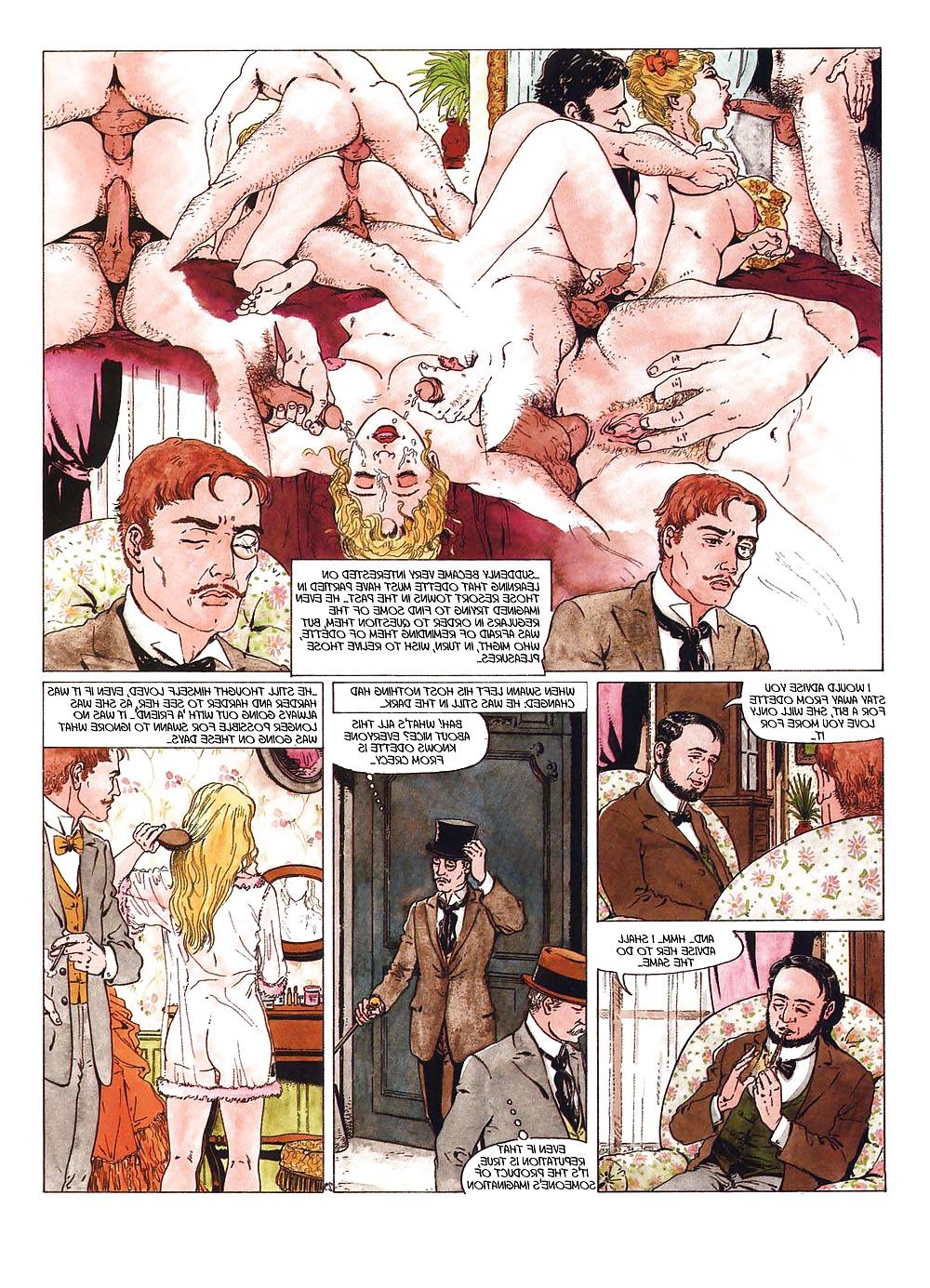 25P Erotic Comic Art 32  - Swann in Love