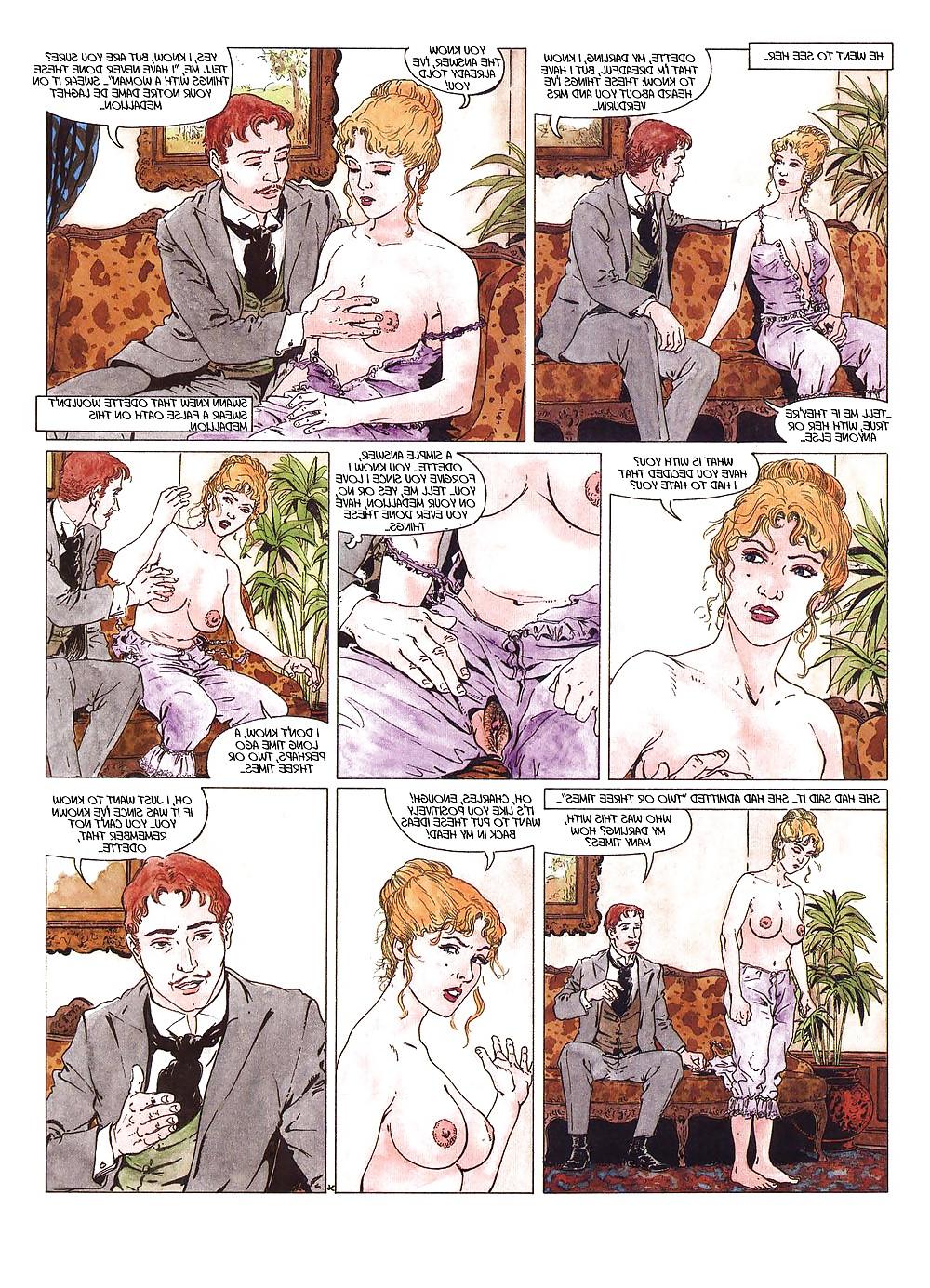 25P Erotic Comic Art 32  - Swann in Love