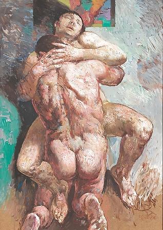 25P Painted EroPorn Art 132 - Willi Sitte
