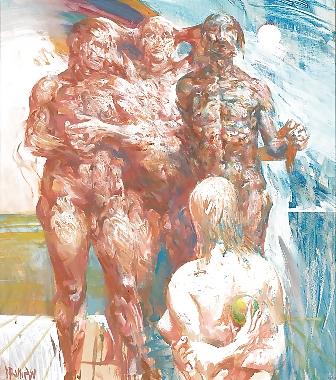 25P Painted EroPorn Art 132 - Willi Sitte