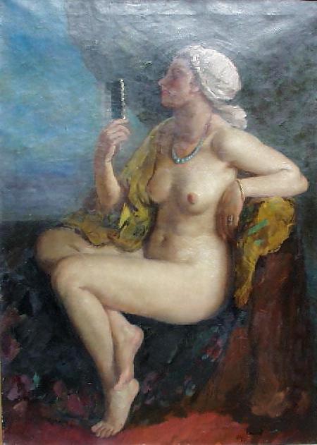 25P Painted EroPorn Art 122 - Janos Czencz (1885 - 1960)