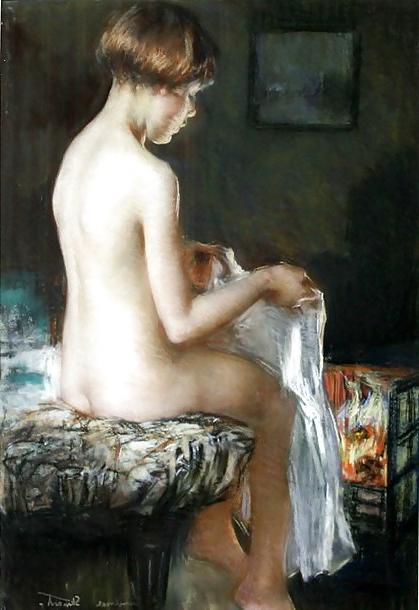 25P Painted EroPorn Art 122 - Janos Czencz (1885 - 1960)