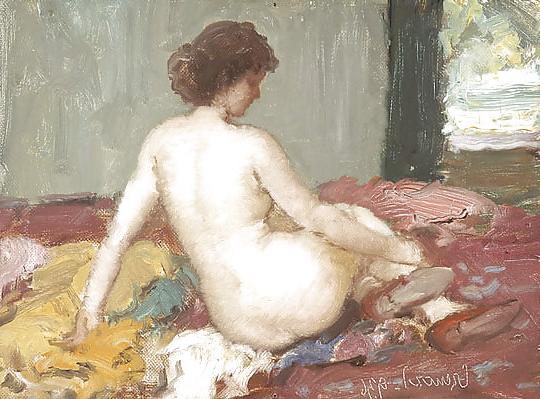 25P Painted EroPorn Art 122 - Janos Czencz (1885 - 1960)