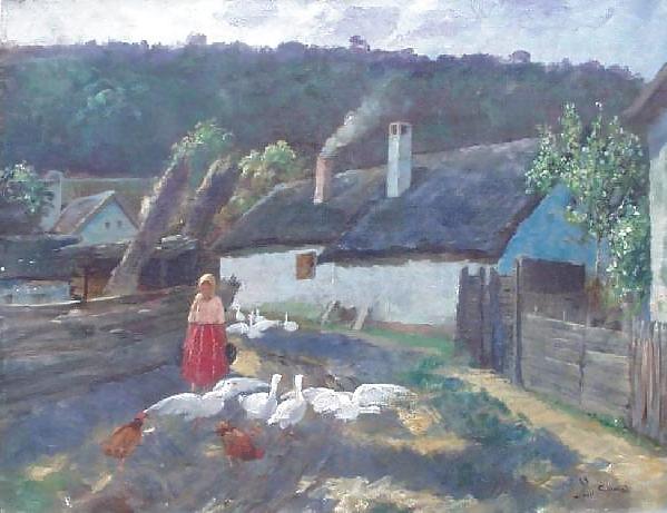 25P Painted EroPorn Art 122 - Janos Czencz (1885 - 1960)