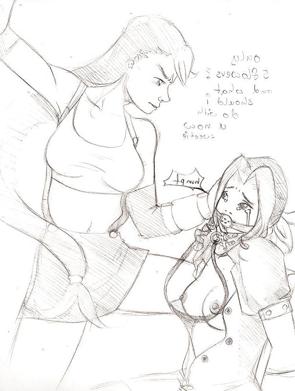 14P Hentai Kitty crafts gorgeous hand drawn BDSM artworks