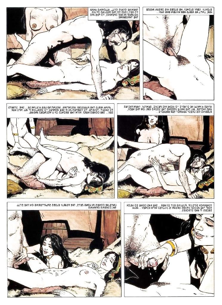 25P Erotic Comic Art 21 - The Girl fom the Steppes