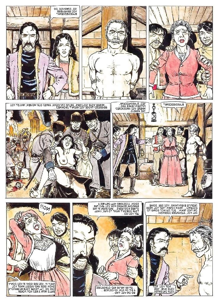 25P Erotic Comic Art 21 - The Girl fom the Steppes