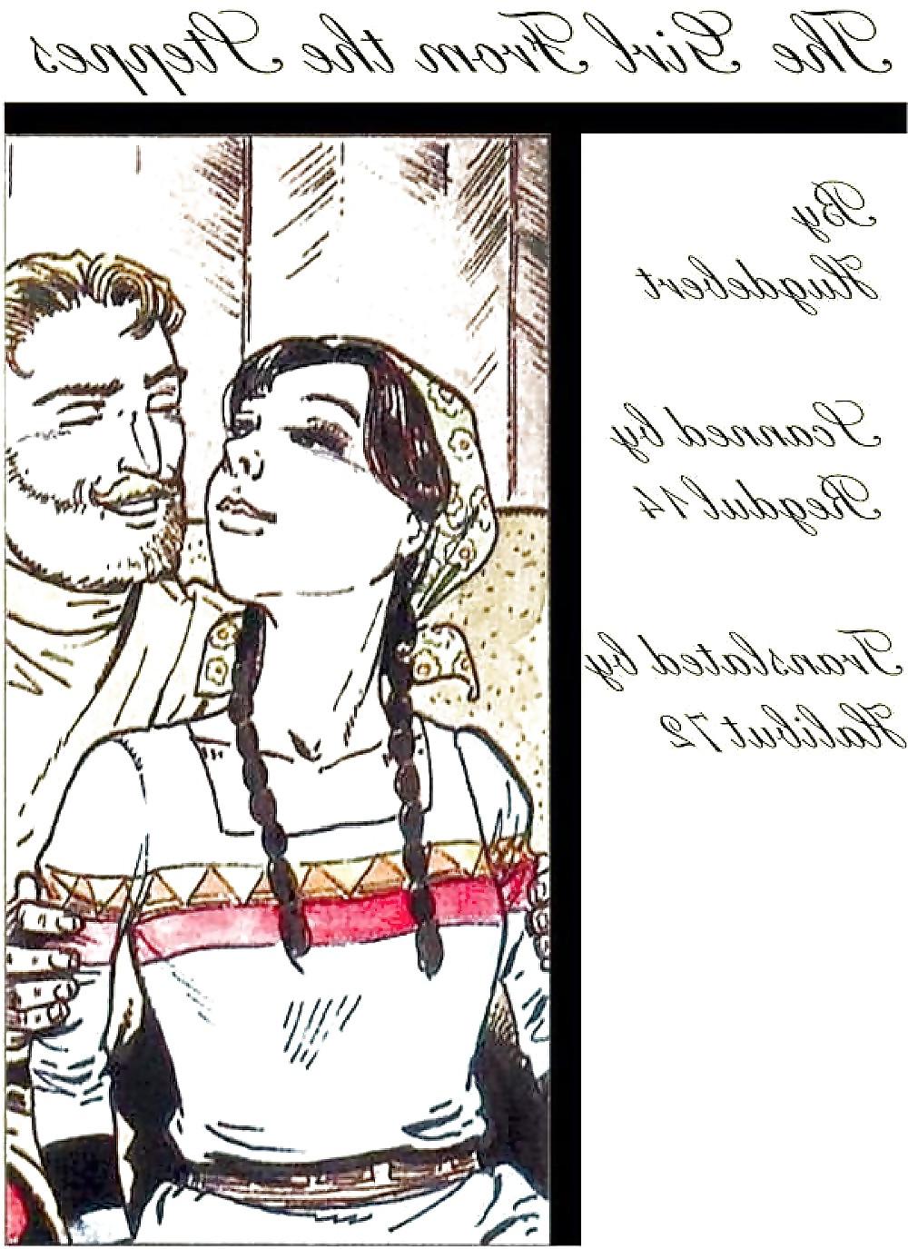 25P Erotic Comic Art 21 - The Girl fom the Steppes