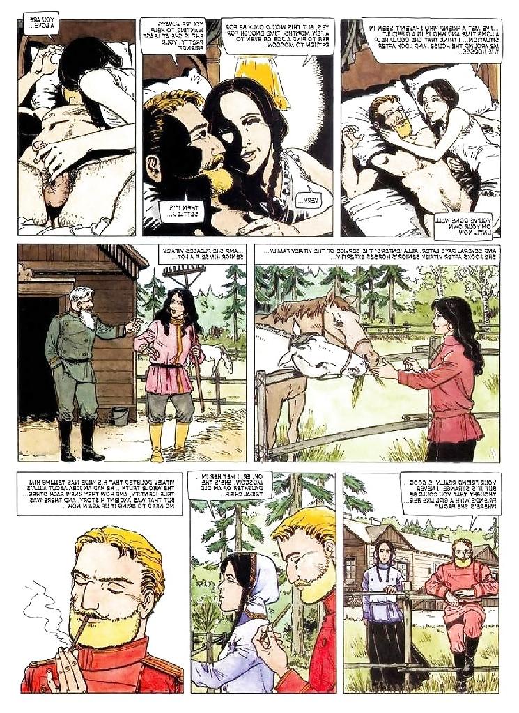 25P Erotic Comic Art 21 - The Girl fom the Steppes