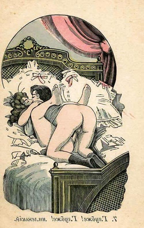 25P Them. Drawn Porn Art 28 -  Russian Postcards 8