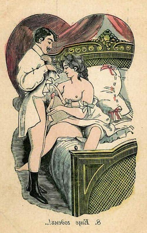 25P Them. Drawn Porn Art 28 -  Russian Postcards 8