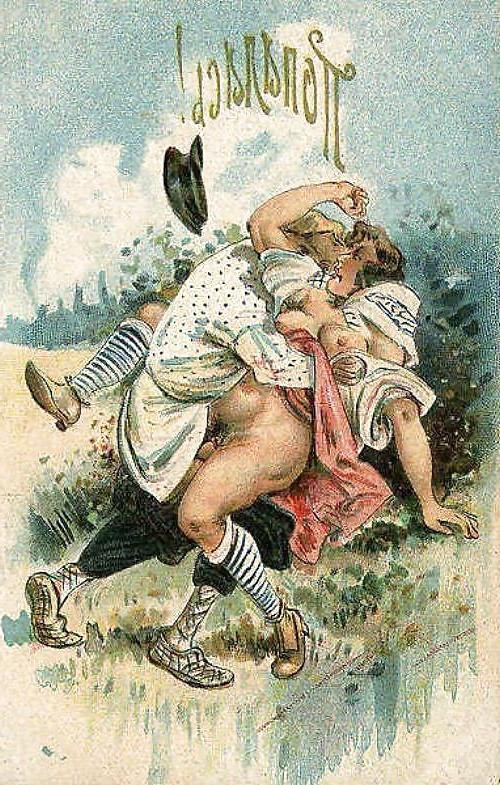 25P Them. Drawn Porn Art 28 -  Russian Postcards 8