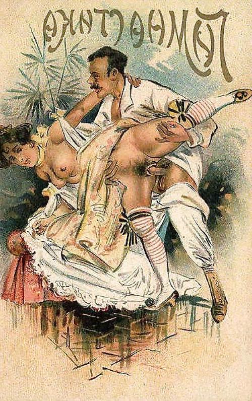 25P Them. Drawn Porn Art 28 -  Russian Postcards 8