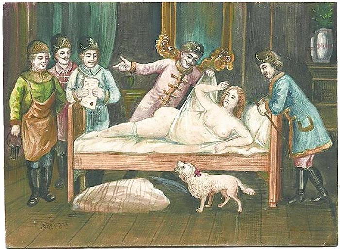 25P Them. Drawn Porn Art 28 -  Russian Postcards 8