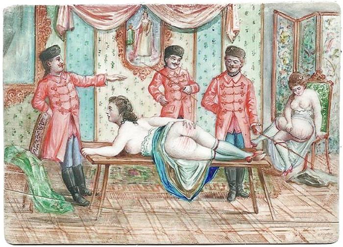 25P Them. Drawn Porn Art 28 -  Russian Postcards 8