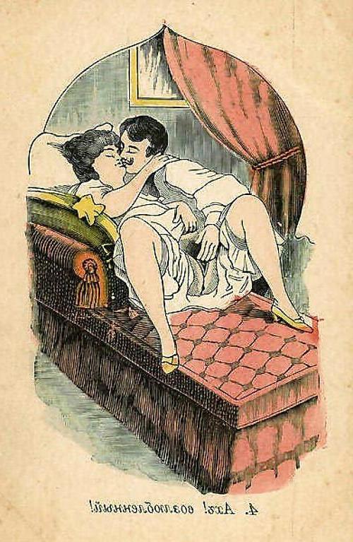 25P Them. Drawn Porn Art 28 -  Russian Postcards 8