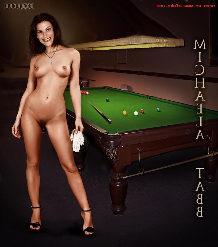 18P Michaela Tapp snooker referee Fakes and real mix