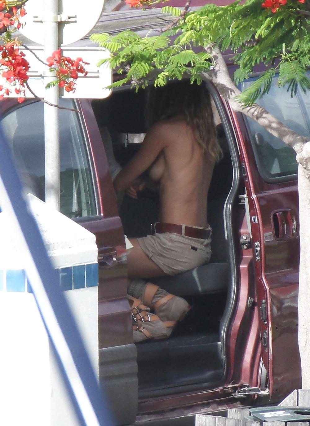 12P Gisele Bundchen Topless Candids in St. Barts