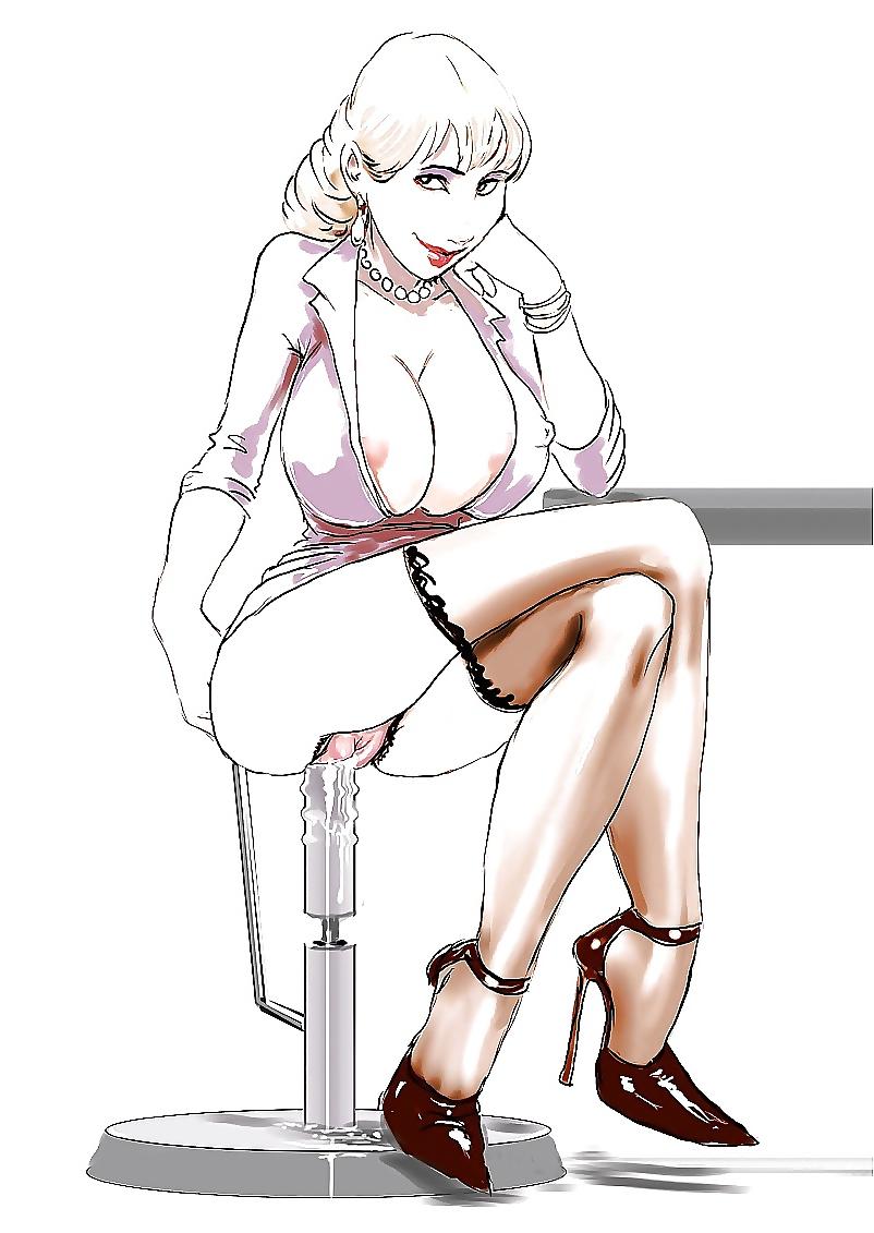 25P Extreme Fist BBC Femdom Cartoon 2