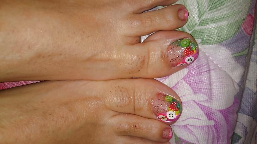 25P Toes feet my wife