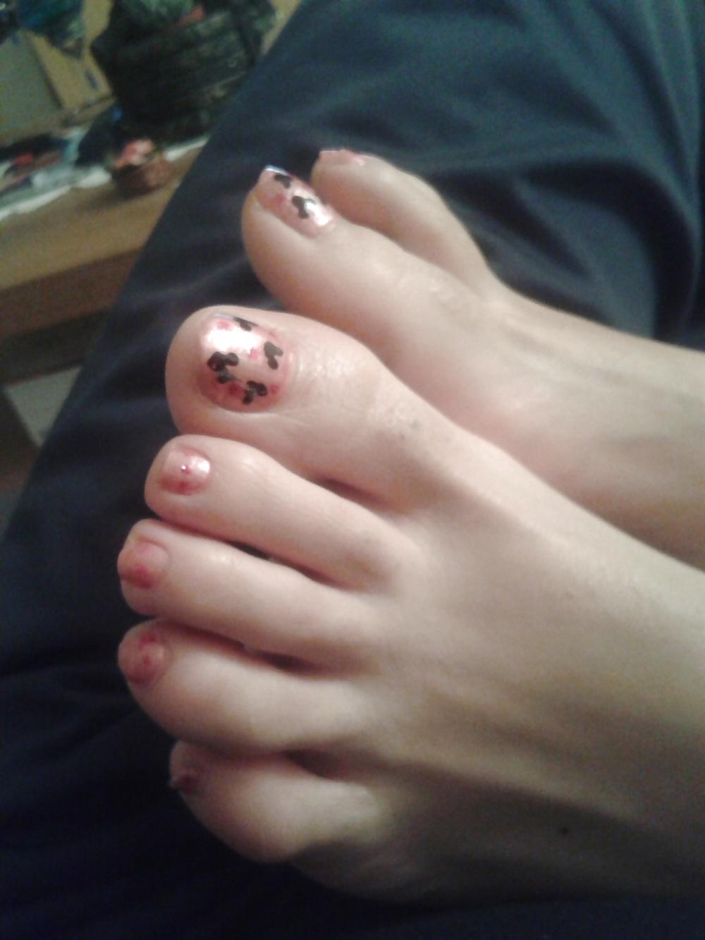25P Toes feet my wife