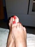 25P Toes feet my wife