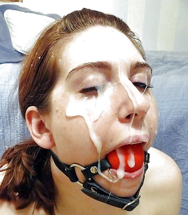14P Open your mouth bitch and get my cum!