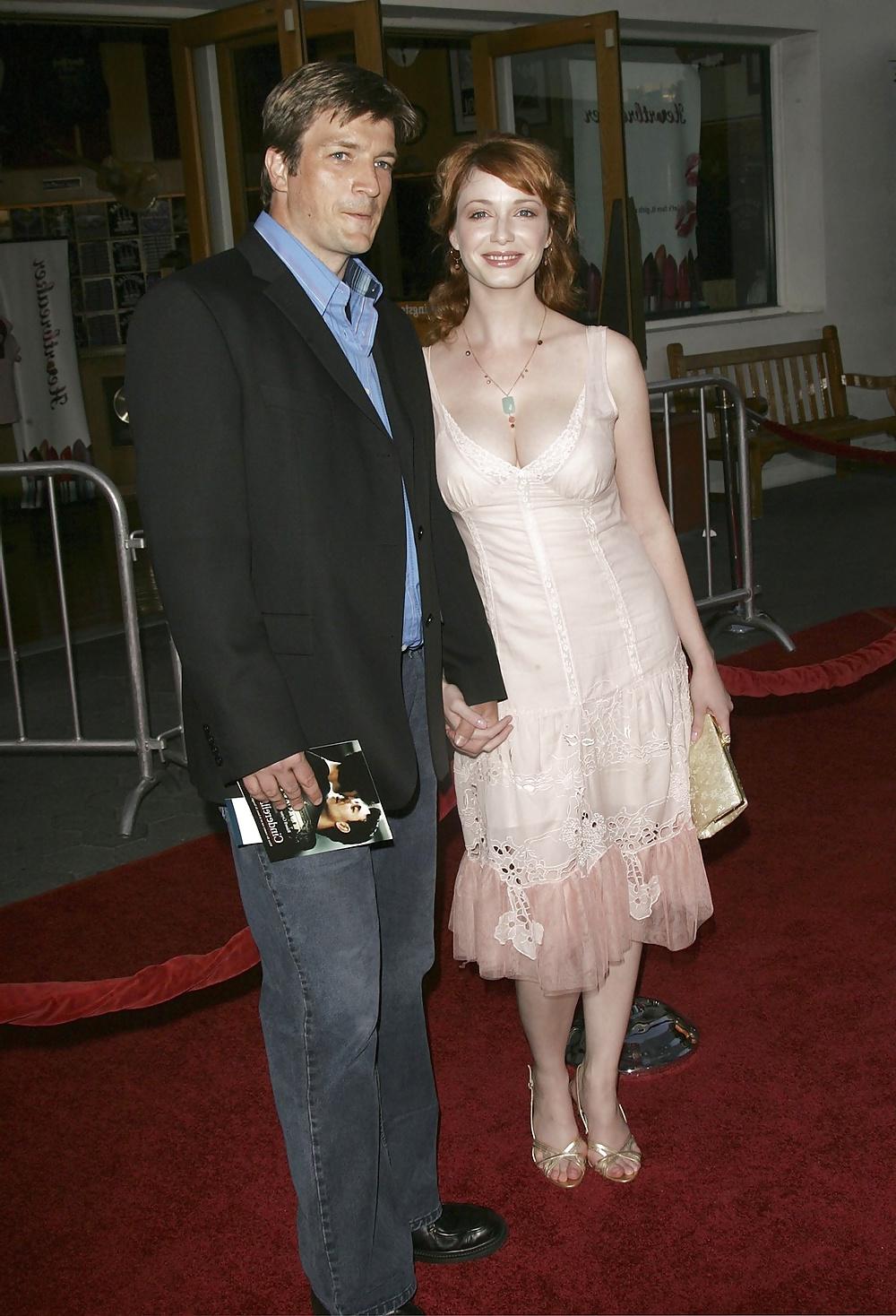 25P Christina Hendricks - Redheaded Goddess