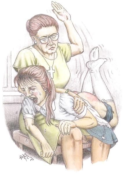 20P Detention Spanking (Art Mix)
