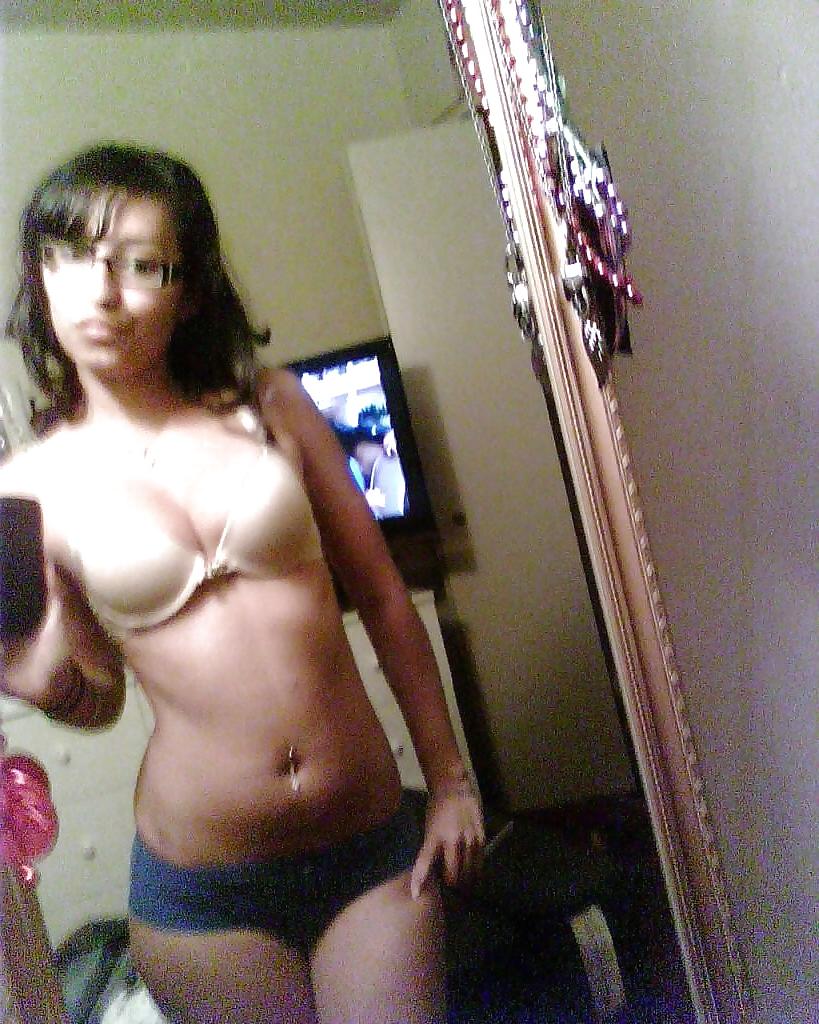 13P Cute Latina With Ass Wearing Glasses 