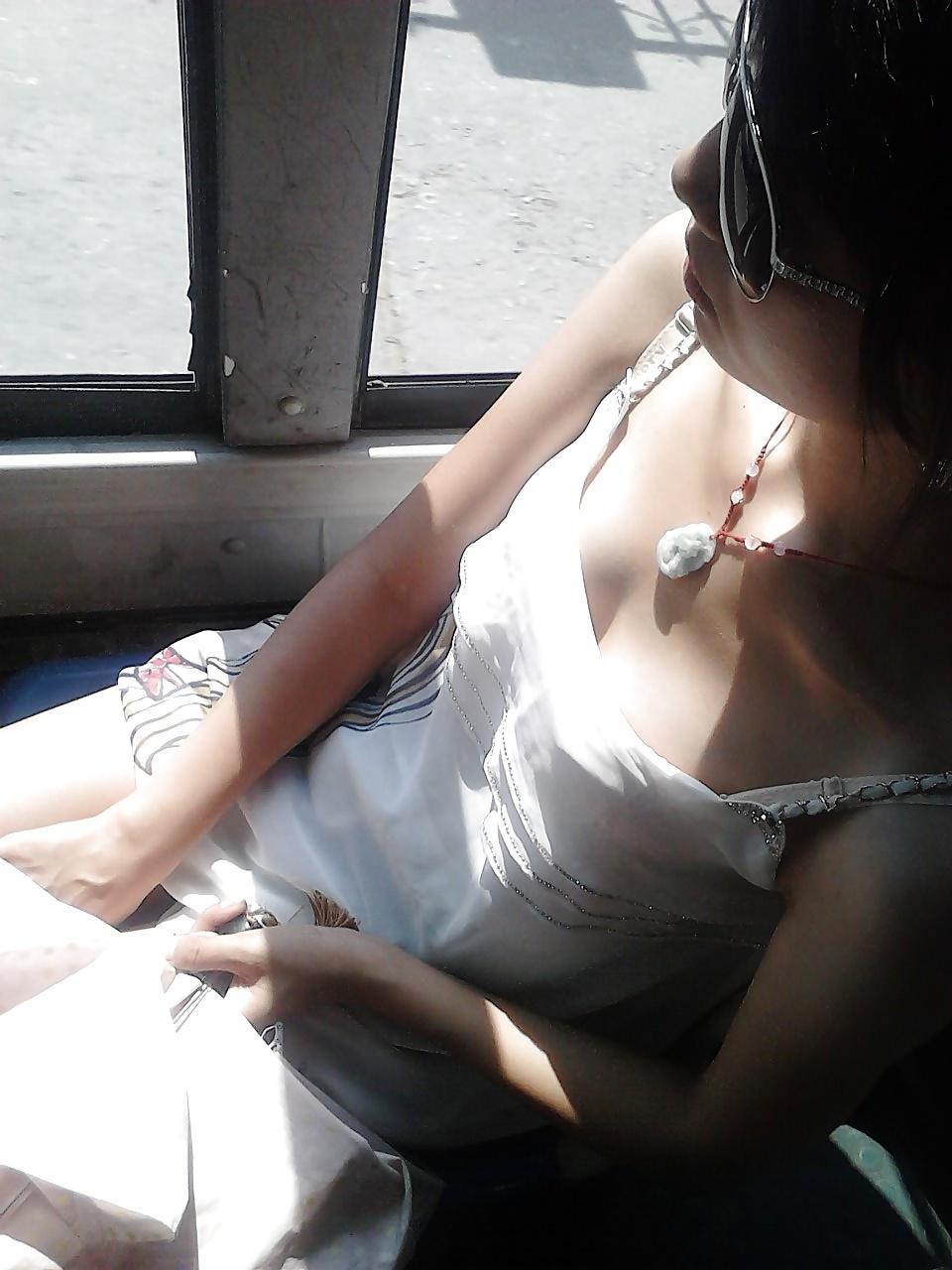 11P Pretty chinese girl in public