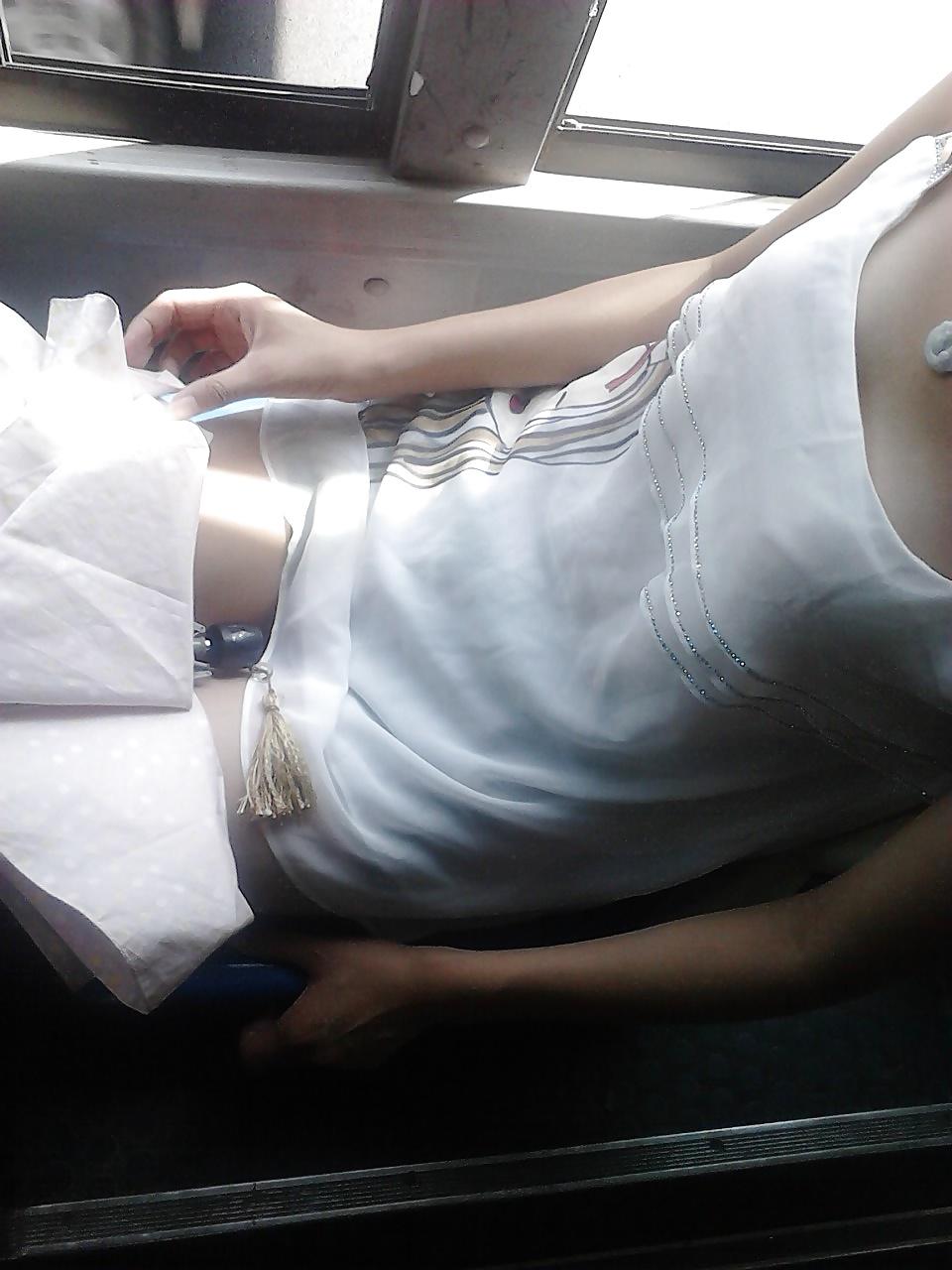 11P Pretty chinese girl in public