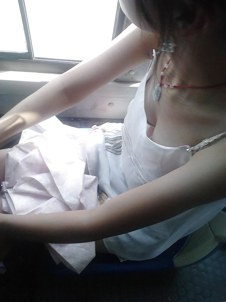 11P Pretty chinese girl in public