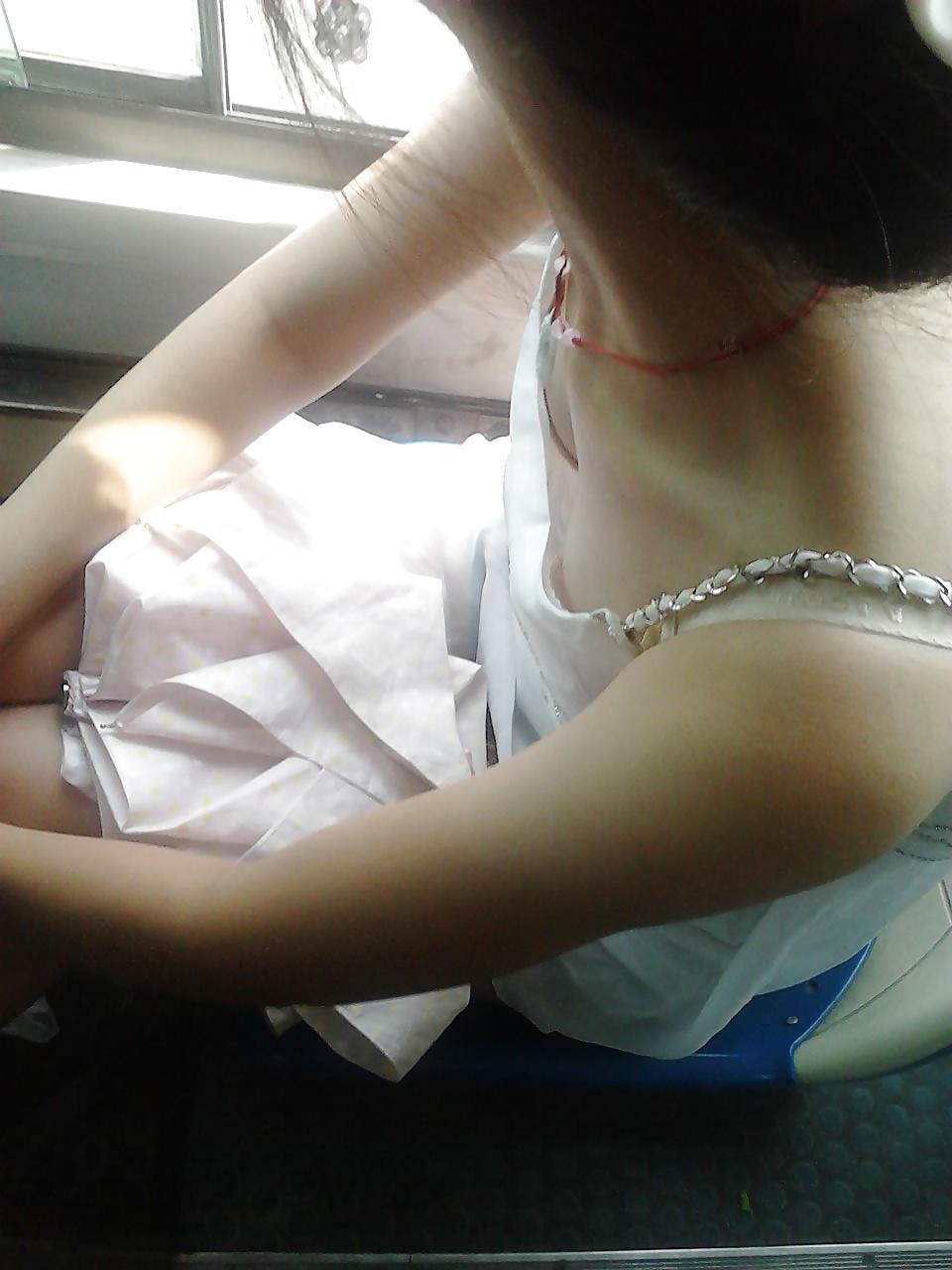 11P Pretty chinese girl in public