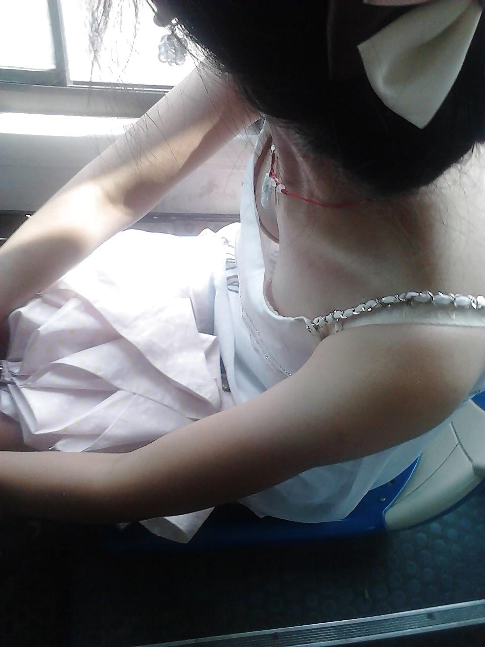 11P Pretty chinese girl in public
