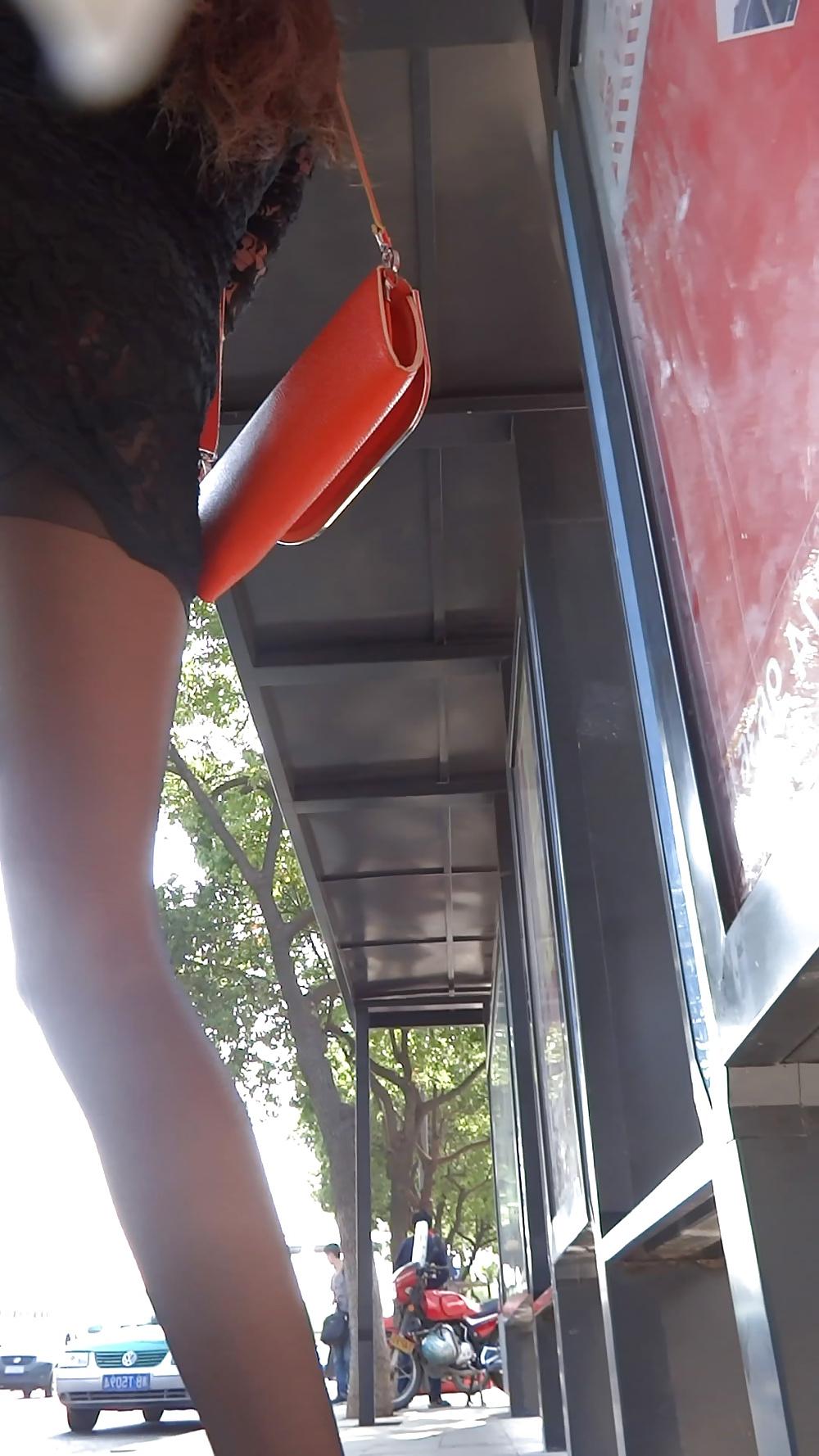 13P Pretty chinese girl in public