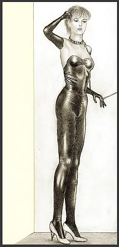 25P Bizarre B&W Latex Art