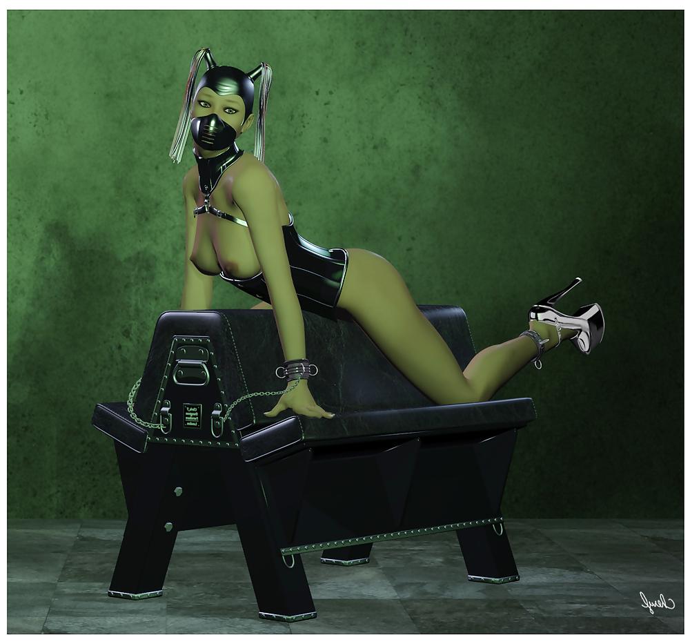 25P 3D Bondage Latex Art