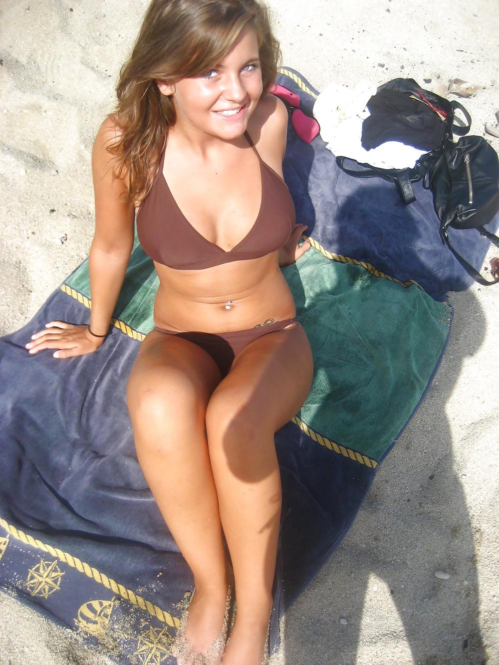 25P Cute teen with big tits