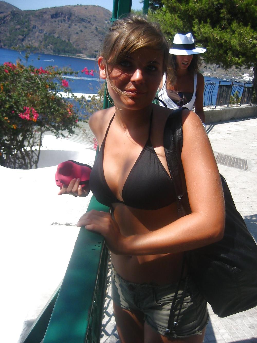 25P Cute teen with big tits
