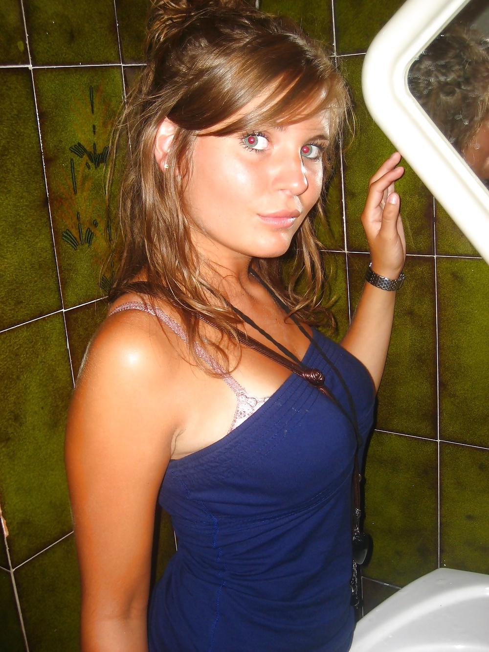 25P Cute teen with big tits