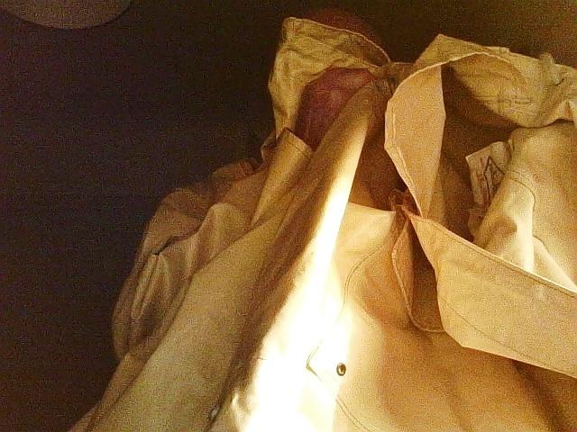 10P Playing with my old pvc oilskins