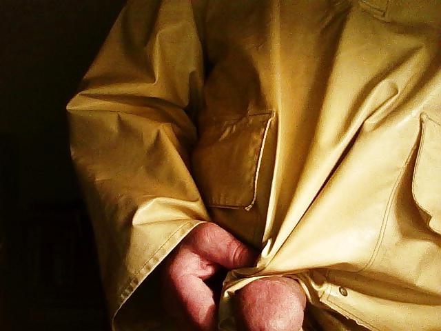 10P Playing with my old pvc oilskins
