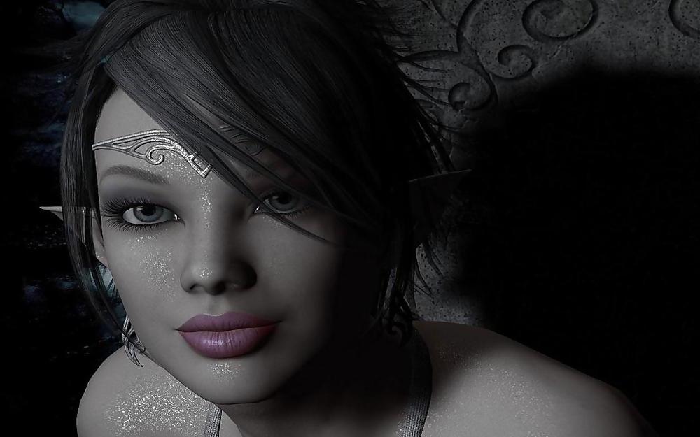 25P Erotic fatasy art 5 portraits