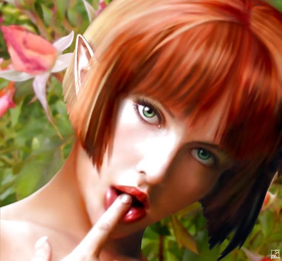 25P Erotic fatasy art 5 portraits