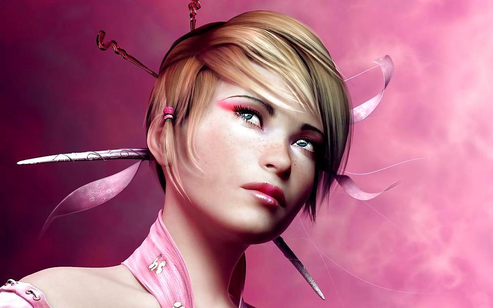 25P Erotic fatasy art 5 portraits