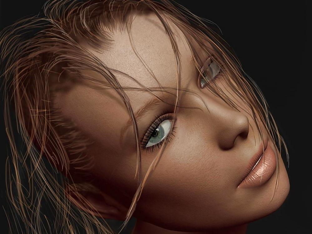 25P Erotic fatasy art 5 portraits